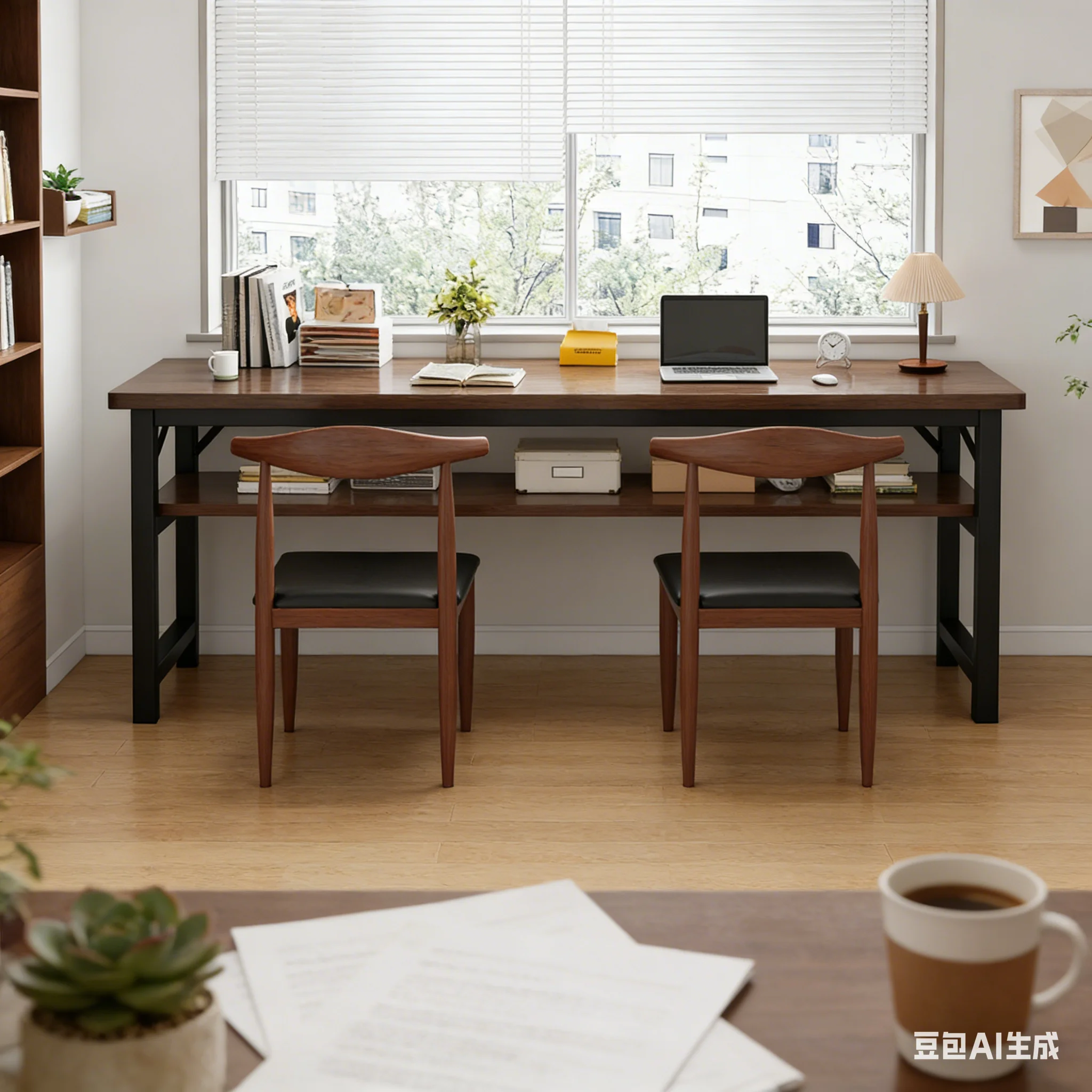 Office Furniture Rental - Escritorio Moderno AOLIVIYA, Doble, Simple, para
