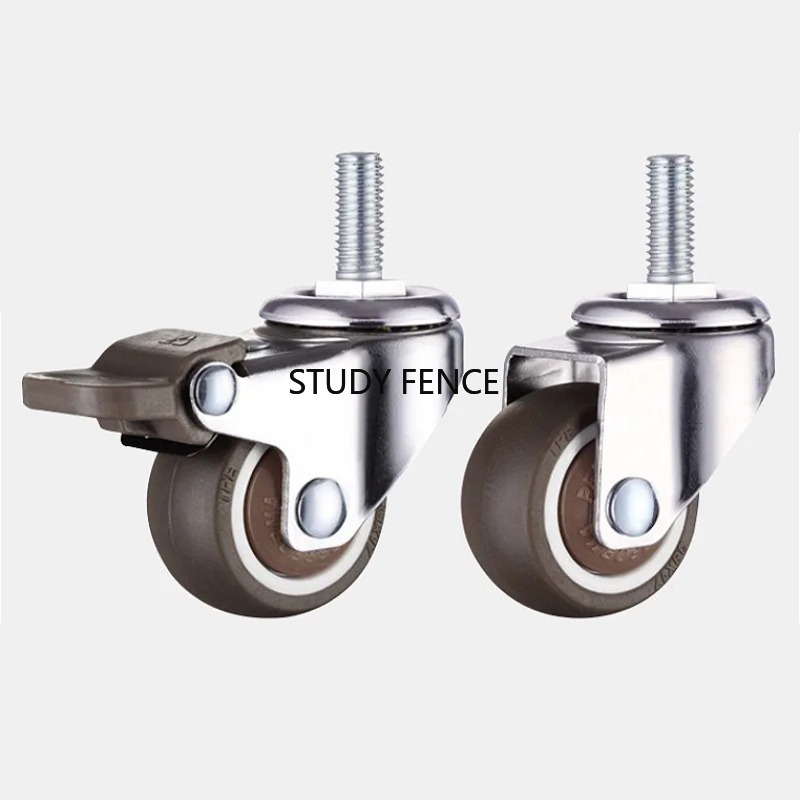 Office Furniture Hardware - 4 Uds. De ruedas de tornillo