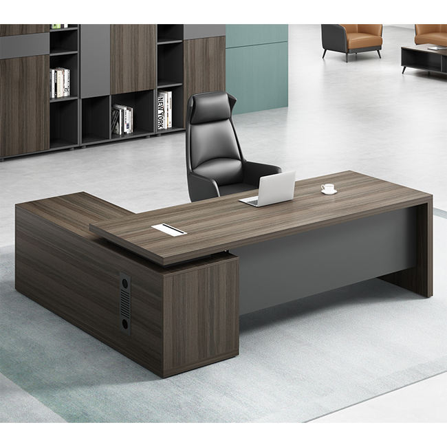 Office Furniture Rental - Escritorio Ejecutivo Moderno en Forma de