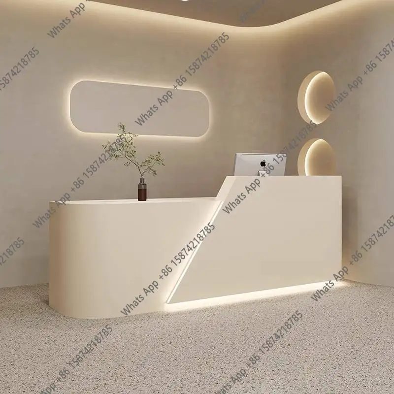Mostradores de Recepción Blanc - Office Furniture Logo reseña y precio