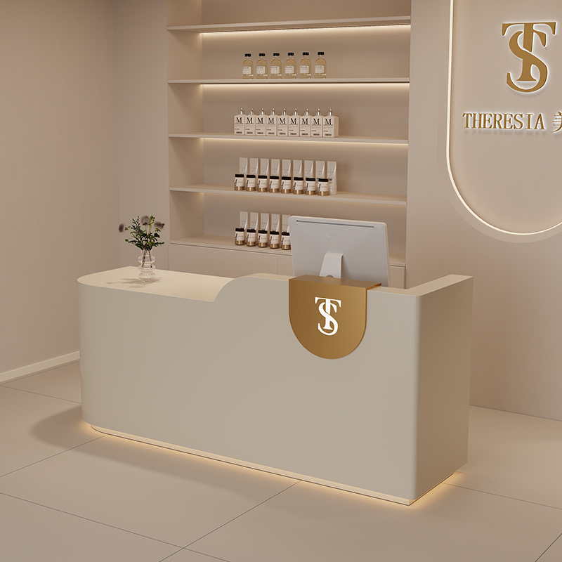Mostradores de recepción con l - Office Furniture Logo reseña y precio