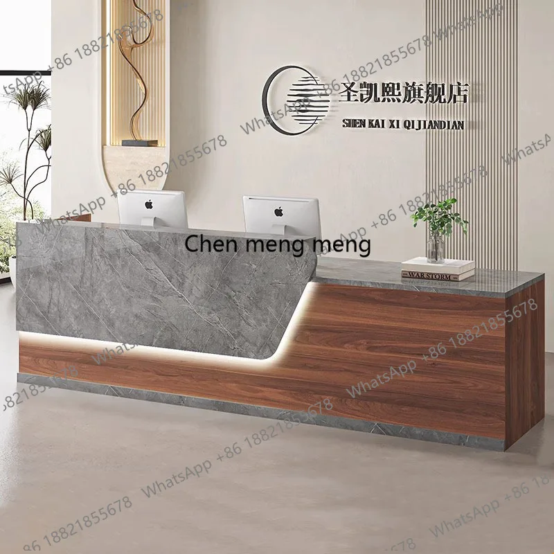 Escritorios de recepción moder - Office Furniture Logo reseña y precio