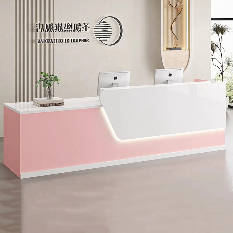 Mostrador de recepción de bell - Office Furniture Logo reseña y precio