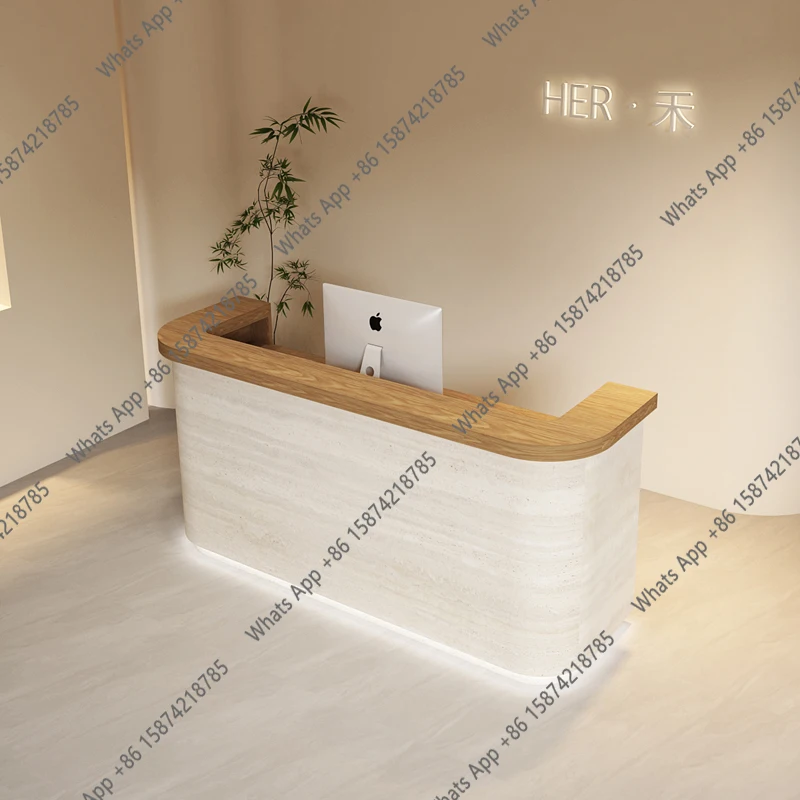 Mostradores de Recepción Moder - Office Furniture Logo reseña y precio