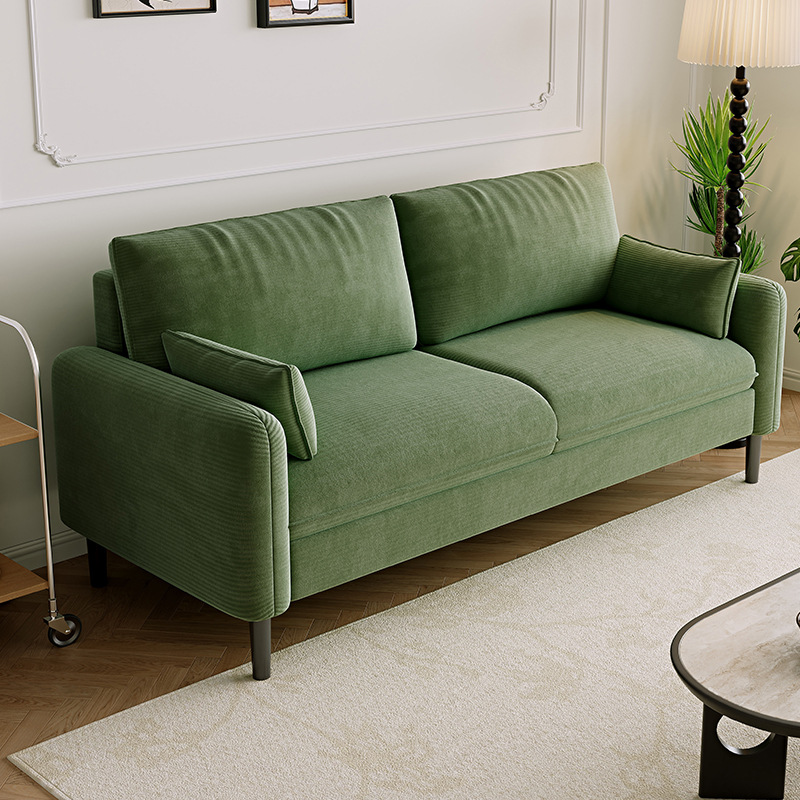 Sofá de tela para sala de esta - Office Furniture Rental reseña y precio