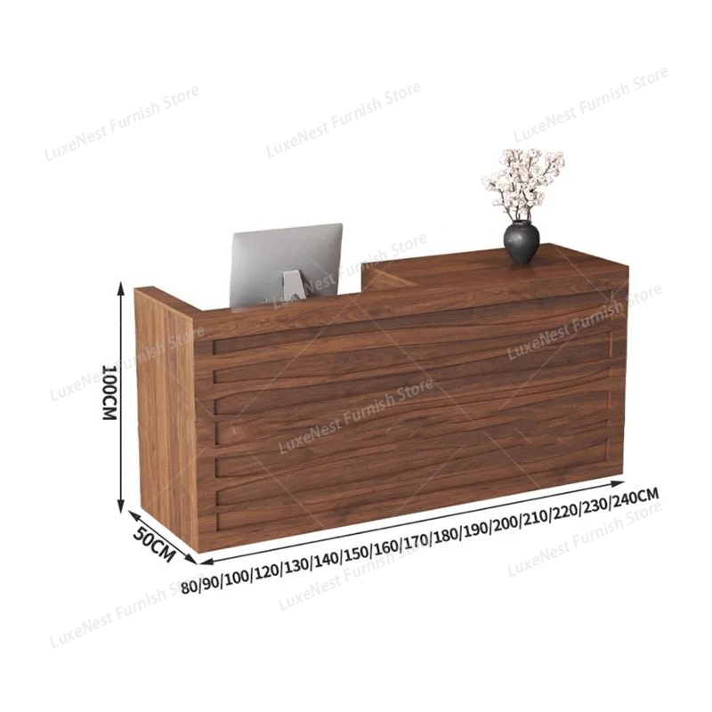 Mostrador de Recepción de Ofic - Office Furniture Logo reseña y precio