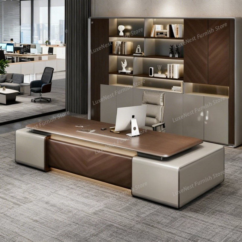 Escritorio de Oficina en Forma - Office Furniture Liquidations reseña y precio